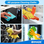 Microfiber Cleaning Cloth, 150PK Reusable Shop Rags Bulk Microfiber Cleansing - Image 7