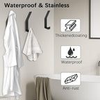 6 Pack Coat Hooks Wall Mount - Image 4