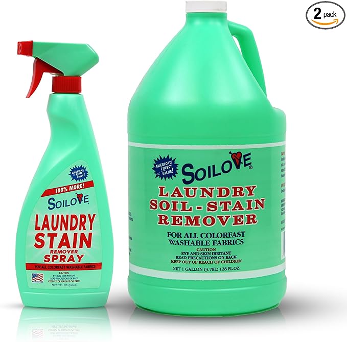 SOILOVE 22oz + Soilove 128oz Laundry Spot Remover by Soilove