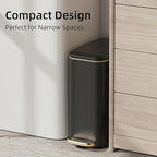 KUK Slim Bathroom Trash Can - Image 3
