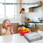 30PCS Reusable Aluminum Foil Sealable Storage Bags, Aluminum Foil Freezer Bag - Image 2