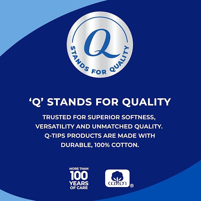 Q-Tips Cotton Swabs, Precision Tips, Travel Size Toiletries - Image 2