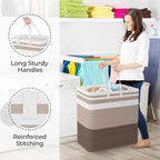 StorageRight Large Collapsible Laundry Basket Hamper - Image 4
