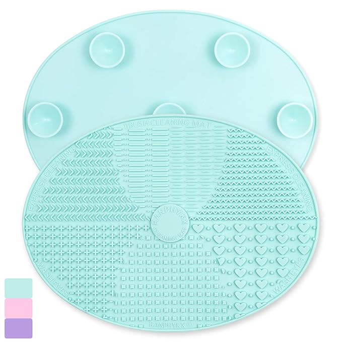 Makeup Brush Cleaner Mat, Big Size, Cleaning Pad by RANPHYKX