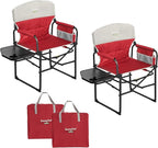 SUNNYFEEL Camping Directors Chair, Heavy Duty,Oversized Portable Folding Chair with Side Table, Pocket for Beach, Fishing,Trip,Picnic,Lawn,Concert Outdoor Foldable Camp Chairs by SunnyFeelCamping