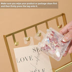 Giantree 200 Pcs Clear Self Adhesive Hang Tabs Hooks, Heavy Duty J-Hook Hanging - Image 4