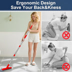 ITTAHO 2 Pack Grout Brush with Long Handle, Swivel Cleaning Grout Line Scrubber - Image 5