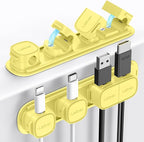 6 Pack Magnetic Cable Clips, Laitver Cord Organizer Holder Strong Adhesive Desk by Unknown
