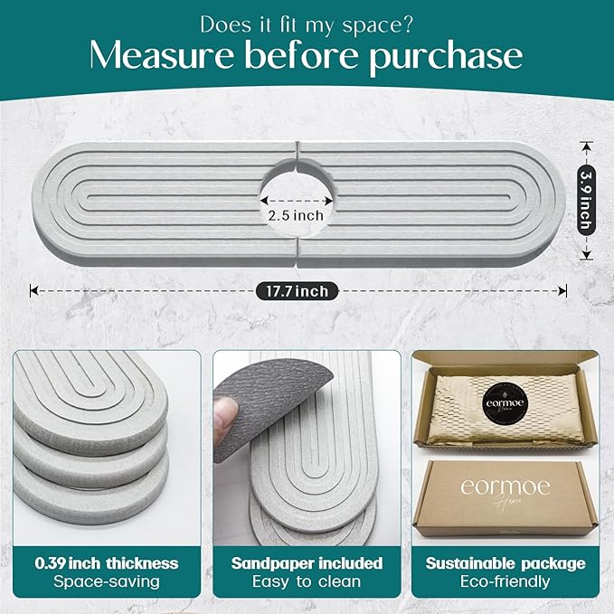 Diatomite Sink Splash Guard - Image 2