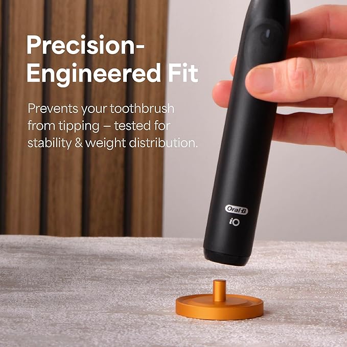 Gold Oral-B Compatible Electric Toothbrush Holder - Image 2