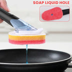 Soap Dispensing Replacement Dish Brush Storage Set - Image 4