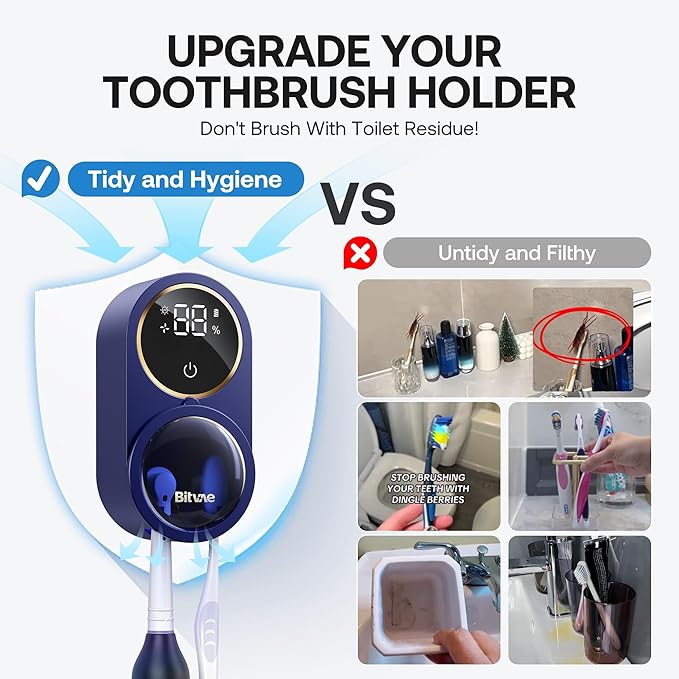 Bitvae Upgraded Tooth Brush Holder - Image 5