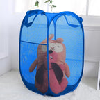 Mesh Laundry Hamper, Pop Up Laundry Basket, Collapsible Clothes Storage Bin - Image 4