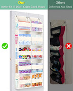 Heavy Duty Over The Door Organizer 5 Tiers, Extra Large Behind Door Storage of - Image 4