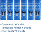 Extra Sticky Large Lint Roller Refills, 6.3'' Giant Lint Roller Refills - Image 2