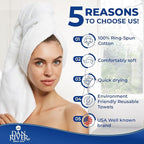 DAN RIVER 8 PC Luxury Bath Towels - Image 5