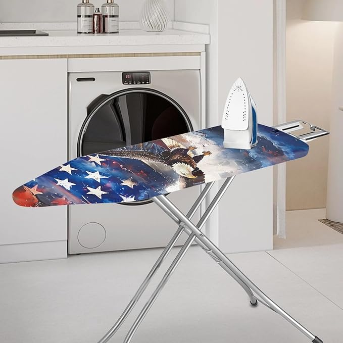 GLENLCWE American Flag Bold Eagle Ironing Board Cover, 54x15 inches, 4th of - Image 2