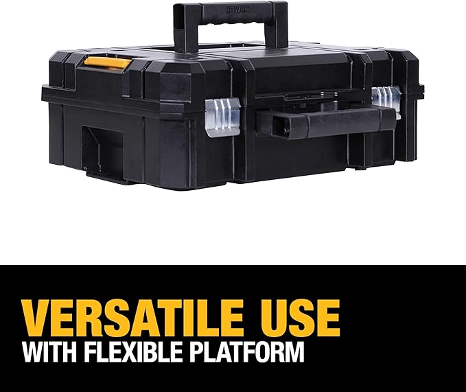 DEWALT TSTAK II Tool Box, Flat Top Tool Storage Case, Organizer Box Holds Up To - Image 7