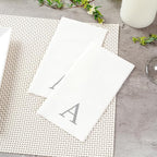 Luxenap 15.8 X 7.9 Inch Linen-Feel Guest Towels, 2000 Lettered Hand Towels - Image 6