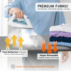 Ironing Board Cover, Full Size Scorch Resistant Padding, Silicone Coating - Image 4