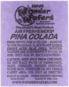 Wonder Wafers Air Fresheners 50ct. Individually Wrapped, Pina Colada Fragrance by Wonder+Wafers
