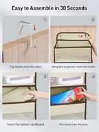 Yecaye 2 Pc Over the Door Organizer - Image 5