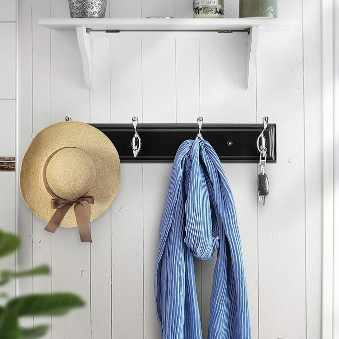 Wall Mounted Coat Hanger, 4 Hooks - Image 6