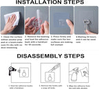 ZESLMG Large Adhesive Hooks for Hanging, 22 Pack Self Sticky Wall Hooks Heavy - Image 5