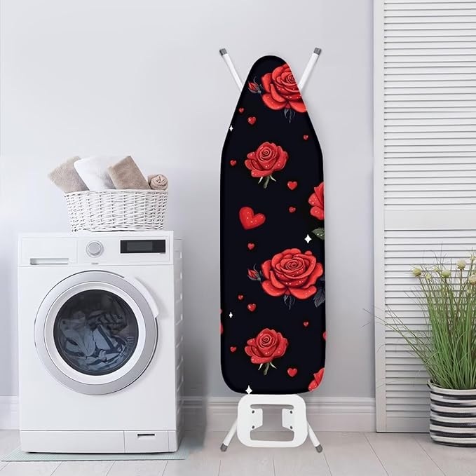 Ironing Board Cover and Pad 15 x 54 Heavy Duty Rose Iron Board Covers Standard - Image 3