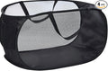 1 Pack Collapsible Laundry Baskets Popup Mesh Laundry Basket Durable Handles by Unknown