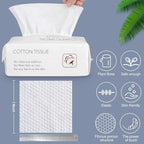 Disposable Face Towel Facial Tissue Soft Cotton Facial Cleansing Cloths - Image 2