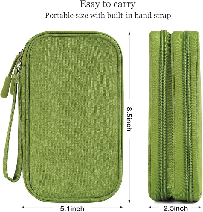 Electronic Organizer Travel USB Cable Accessories Bag/Case, Waterproof - Image 4
