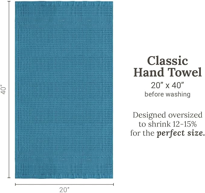 GILDEN TREE Waffle Hand Towels for Bathroom Quick Dry Towel Super Absorbent - Image 8