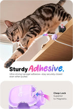 Cable Clips, 8 Pack Cord Holder Cord Organizer Spring Cord Clips Phone Charger - Image 3