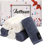 Wash Cloths 6 Pack, Super Soft and Gentle Face Towel on Sensitive Skin by Jeffsun