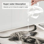 Large Dish Drying Mats For Kitchen Counter Microfiber Kitchen Drying Mat XL - Image 5