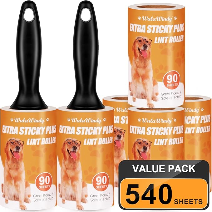 WulaWindy Lint Roller for Pet Hair, Extra Sticky Lint Rollers Pet Hair Remover - Image 8