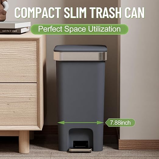 2 Pack Bathroom Garbage Can - Image 4