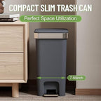 2 Pack Bathroom Garbage Can - Image 4