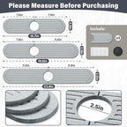 Stone Faucet Mat for Kitchen Sink, 2 Set/4PCS Quick Dry Diatomaceous Earth Tray - Image 2