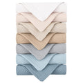 Konssy 7-Pack Ultra Soft Muslin Cotton Face Wash Cloths, Reusable Absorbent by Konssy