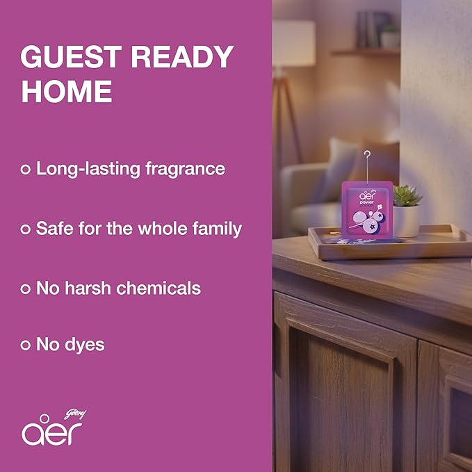 Godrej Aer Power Pocket Floral Delight Bathroom Fragrance 10 g - Image 2