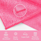 HOMEXCEL Microfiber Washcloths 12 Pack, Highly Absorbent and Soft Face Towel - Image 3