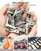 Mini Clothes Pins Wooden Colored Small Clothespins - Image 4