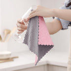 Homaxy 12 Pack Kitchen Cloths Dish Towels, Super Soft and Absorbent Dish Cloths - Image 5