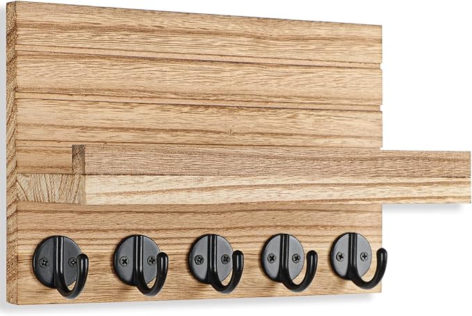 Key Holder for Wall, Decorative Key and Mail Holder - Image 2