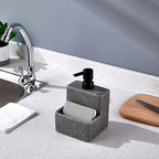 zccz Soap Dispenser with Sponge Holder, Liquid Hand and Dish Soap Dispenser - Image 2