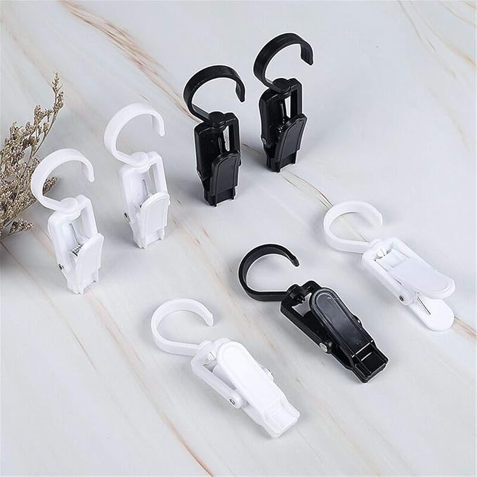 10 PCS Super Strong Plastic Swivel Hanging Hooks Home Swivel Laundry Clips - Image 6