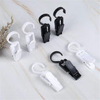 10 PCS Super Strong Plastic Swivel Hanging Hooks Home Swivel Laundry Clips - Image 6