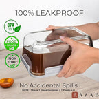 3300 ml/ 112 oz LARGE Glass Food Container - Image 2